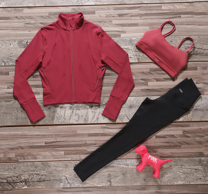 Victoria Women's Yoga Outfit - Slimming 3-Piece Set