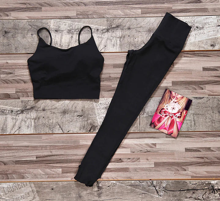 Victoria Women's Yoga Outfit - Slimming 3-Piece Set