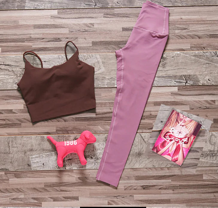 Victoria Women's Yoga Outfit - Slimming 3-Piece Set