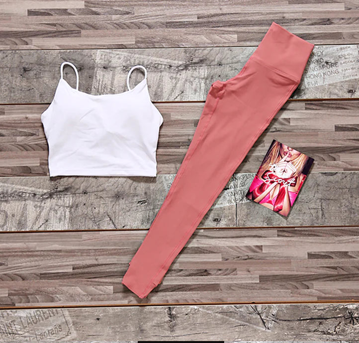 Victoria Women's Yoga Outfit - Slimming 3-Piece Set
