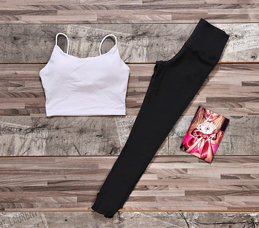 Victoria Women's Yoga Outfit - Slimming 3-Piece Set