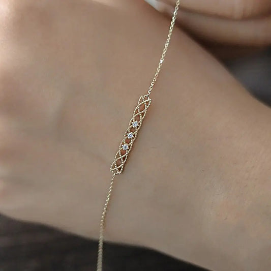 Unique Style S925 Gold-Plated Bracelet