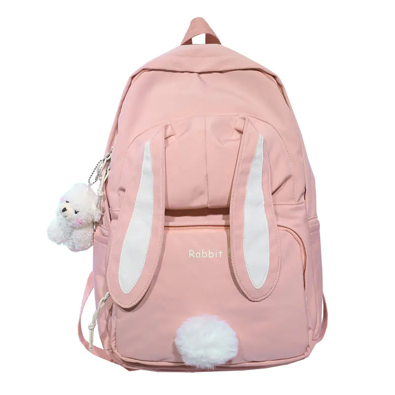 Cute Waterproof Nylon Backpack for Teen Girls, Large Capacity