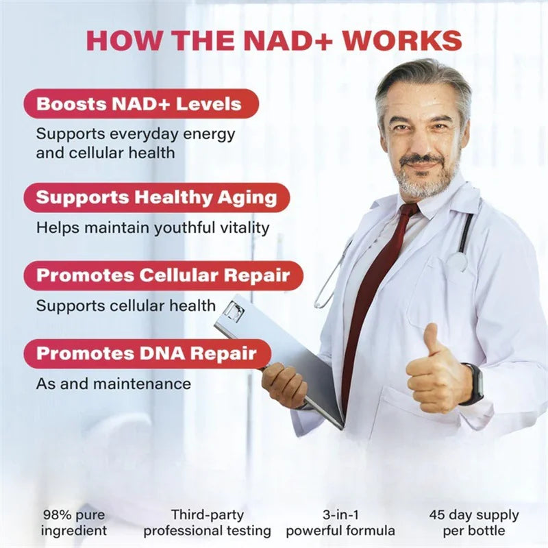 NAD+ Liquid Energy & Antioxidant Supplement