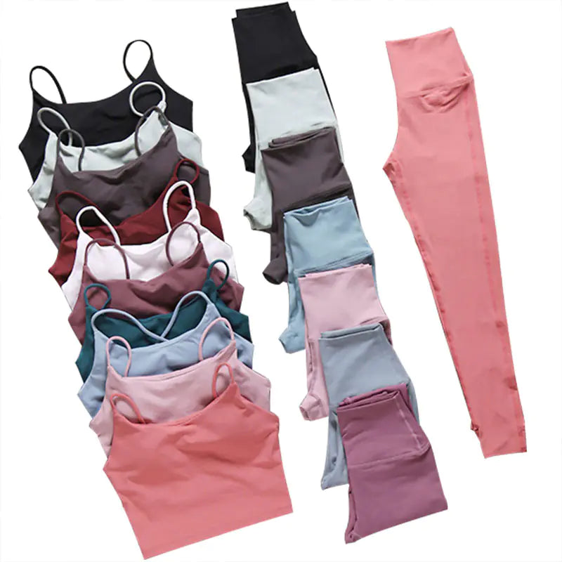 Victoria Women's Yoga Outfit - Slimming 3-Piece Set
