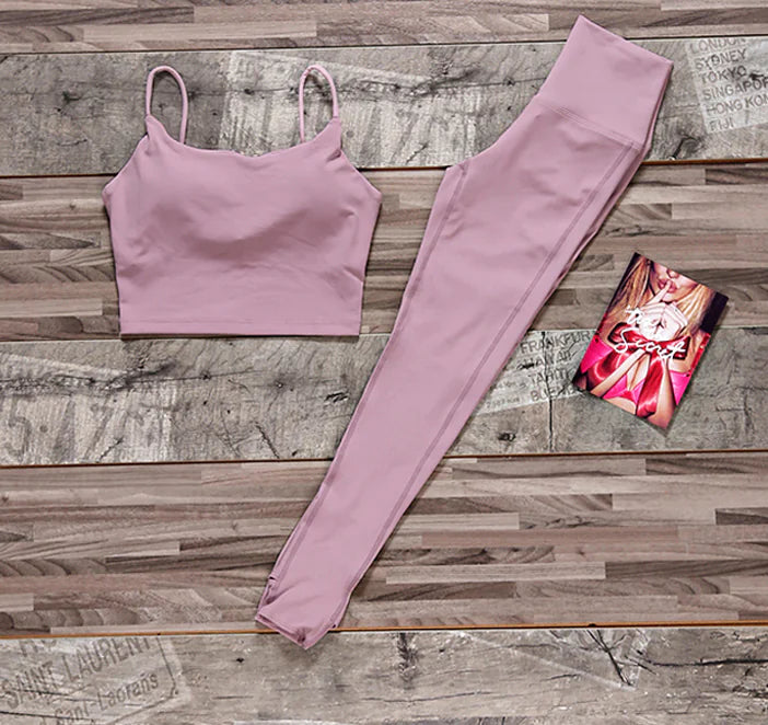 Victoria Women's Yoga Outfit - Slimming 3-Piece Set